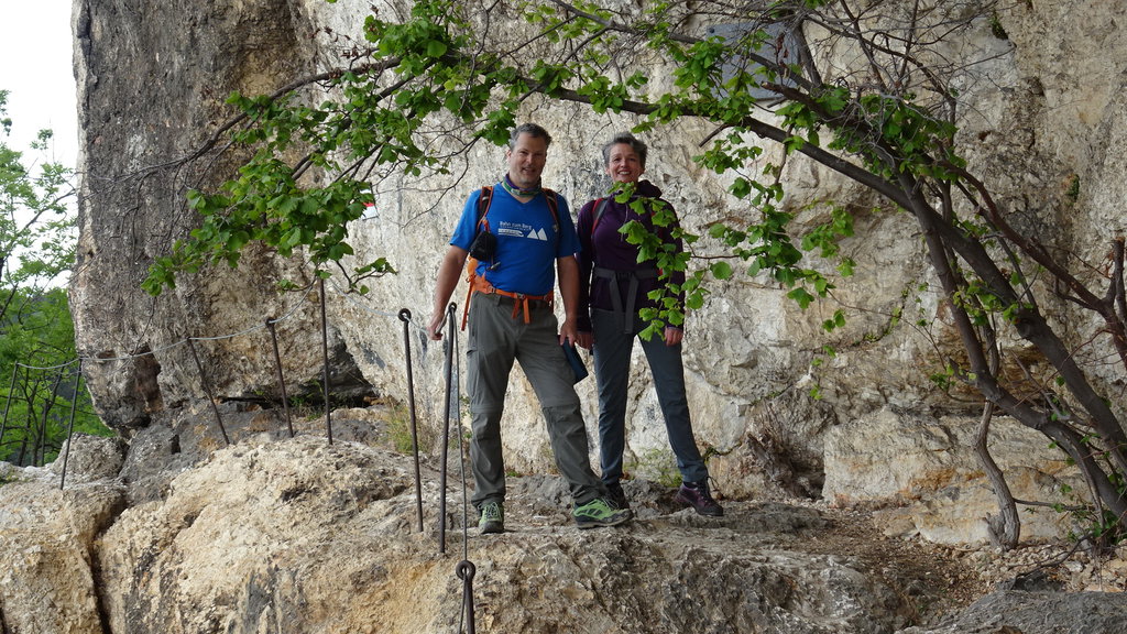 2/3 des "Bahn zum Berg"-Vorstands. Foto: Wanderfuchs