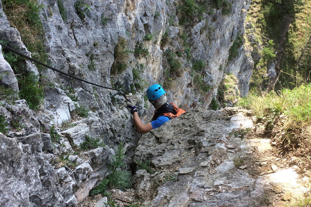 Pittentaler Klettersteig. Foto: Martin Heppner