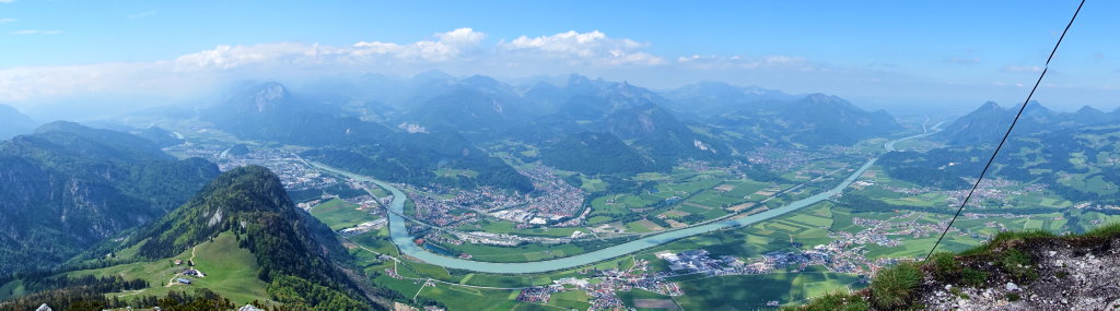 Panorama Inntaul von Naunspitze aus. Foto: Martin Heppner