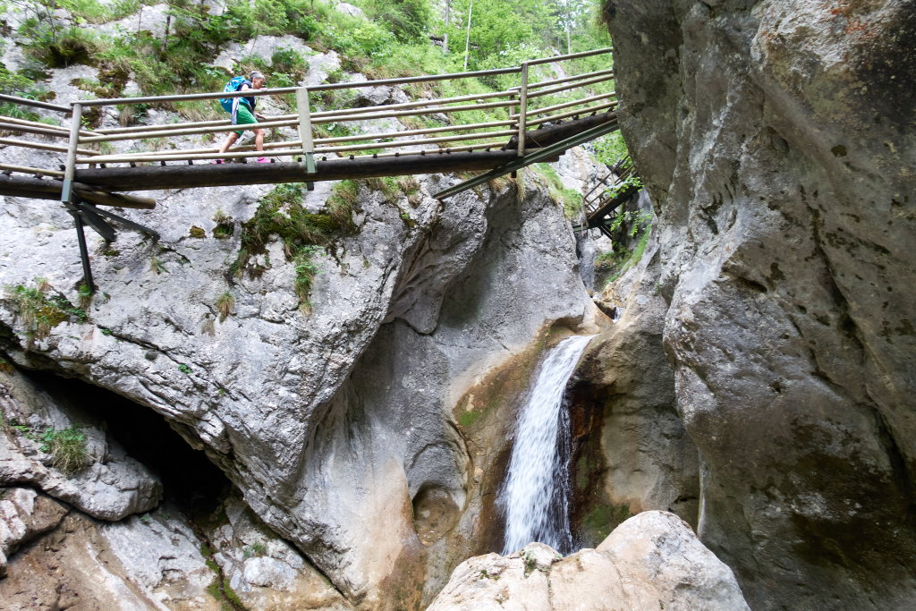 In der Bärenschützklamm. Foto Martin Heppner