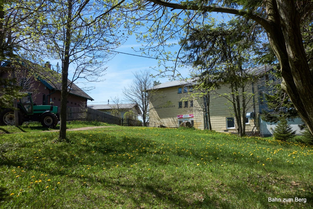 Berghaus Plackles. Das war früher die Bergstation des Lifts.