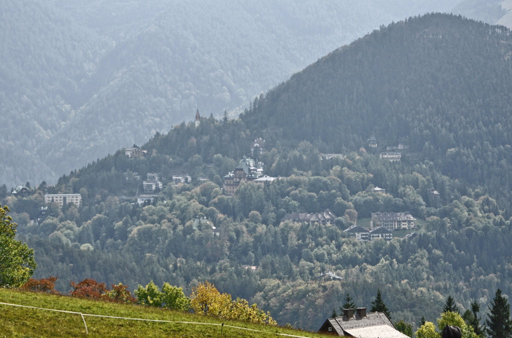 Speckbacher Hütte, Blick zum Semmering. Foto: Clemens Novak