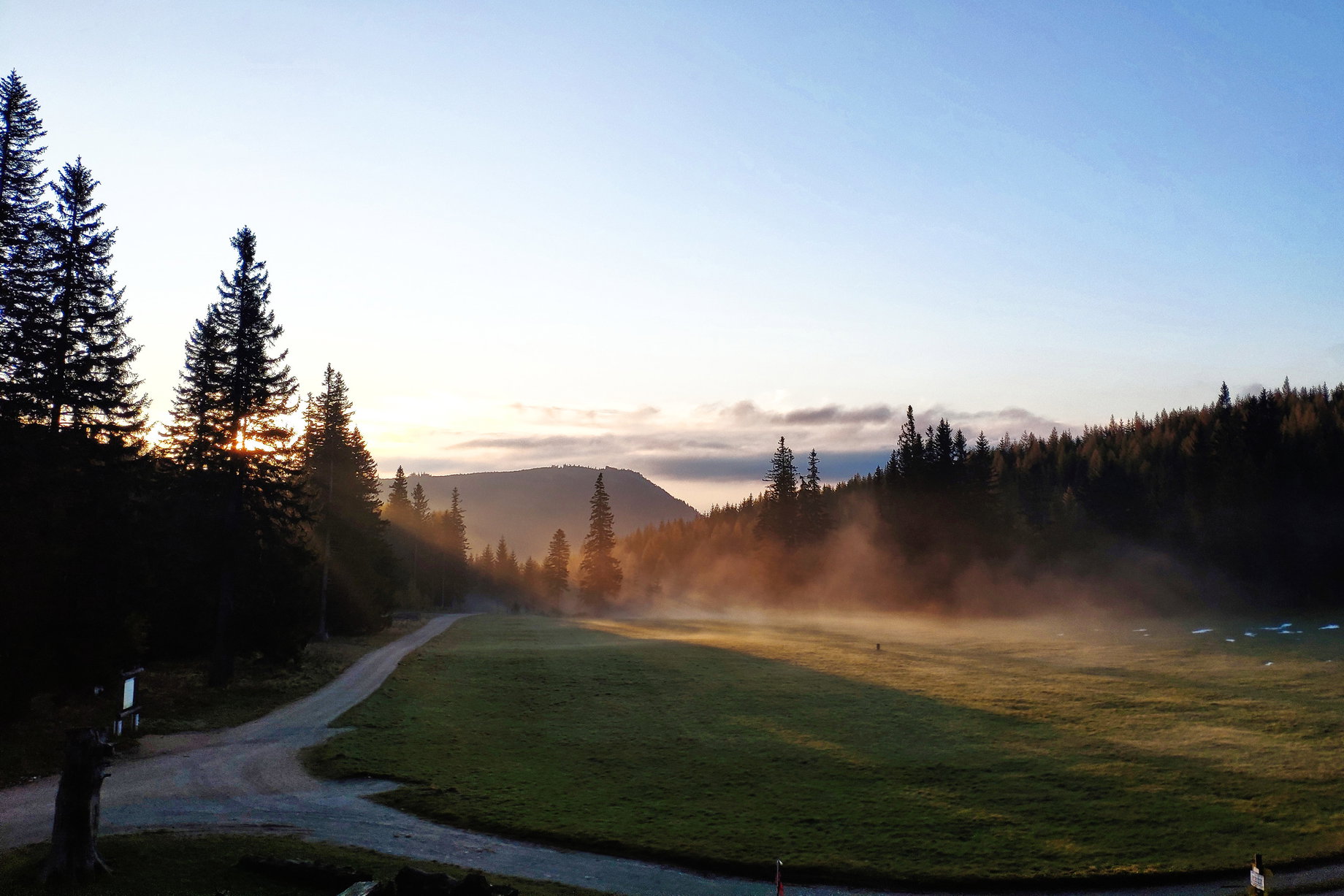Morgensonne. Foto: Birgit Matzinger