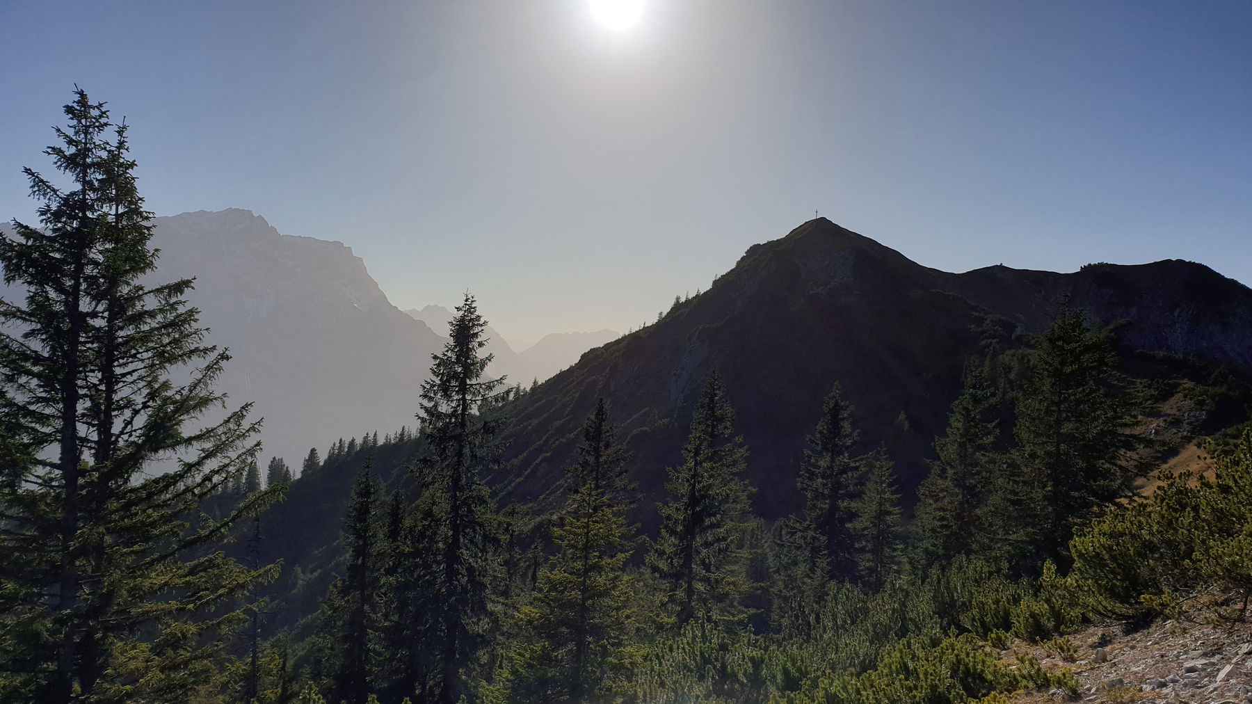 Hoher Ziegspitz über Stepbergalm