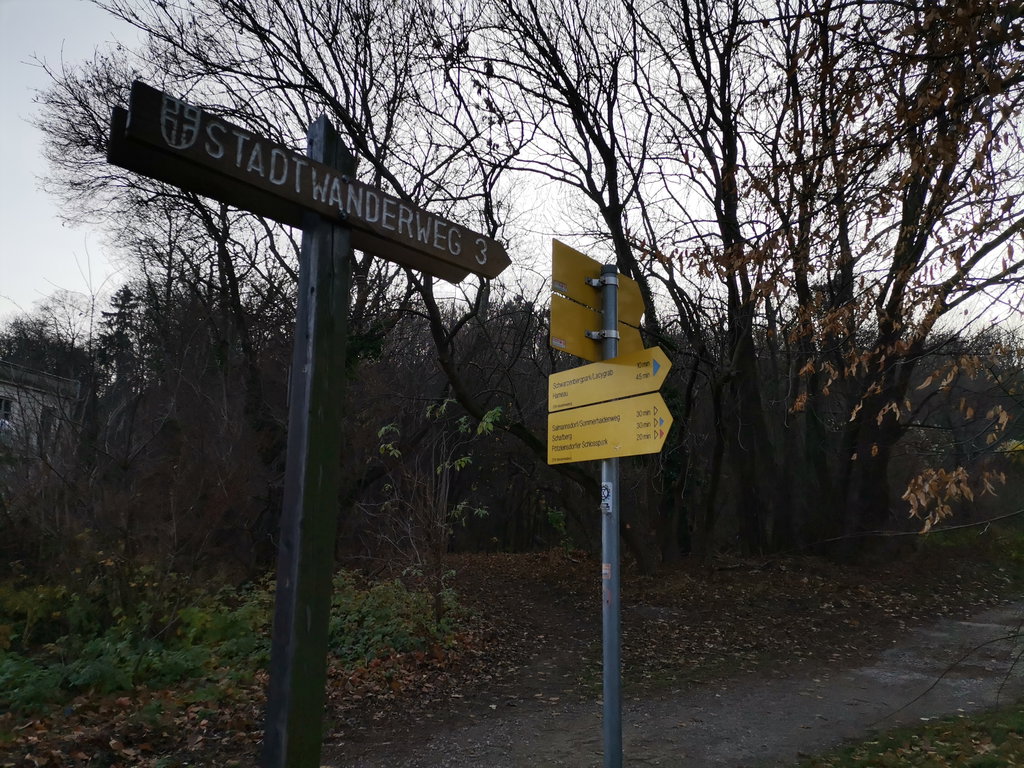 Hier geht es zurück zum Schwarzenbergpark. Foto Veronika Schöll