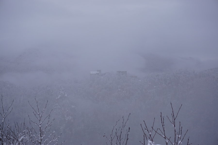 Blick zur Ruine Gösting vom Kanzelkogel (Gipfel). Foto: Daniel Strohrigl