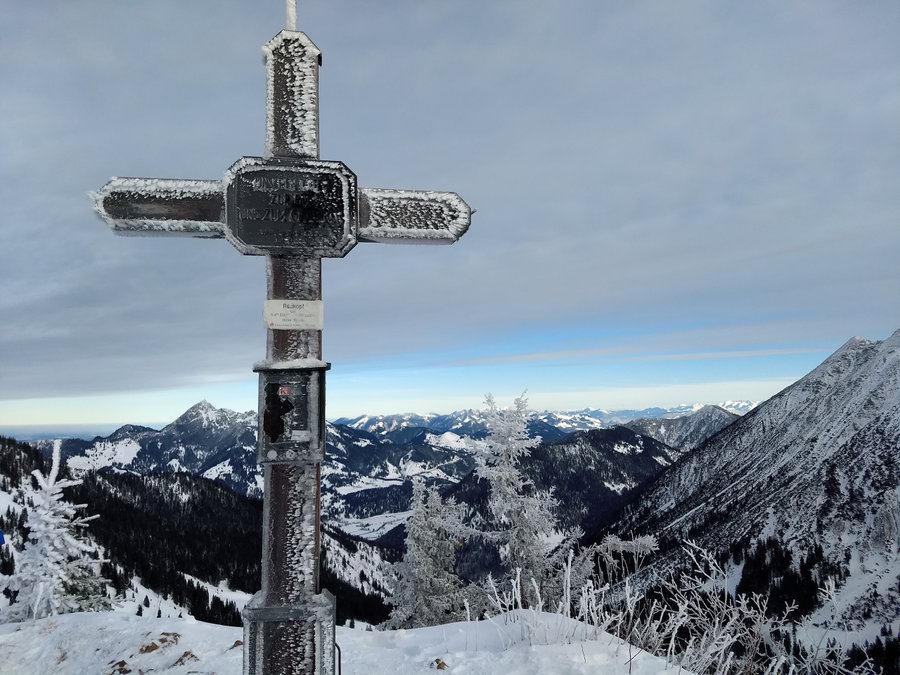Das Gipfelkreuz am Raukopf. Foto: Nikolaus Vogl