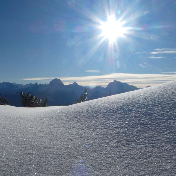 Faszination Winter – Watzmann und Hochkalter. Foto: Karl Plohovich