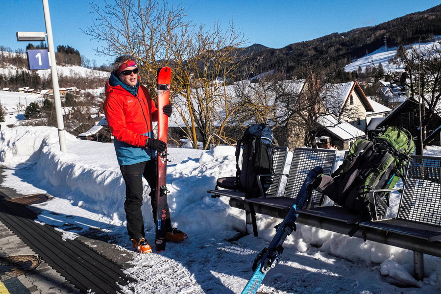 Bahnhaltestelle Spital am Semmering. Foto: Birgit Reiter
