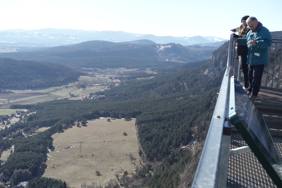 Am Skywalk. Foto Gerold Petritsch
