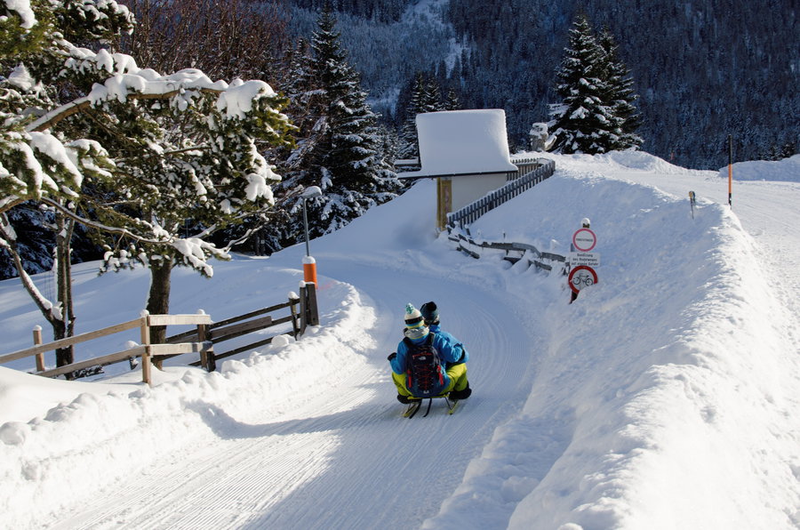Start der Rodelbahn Maria Waldrast. Foto: Tourismusverband Wipptal