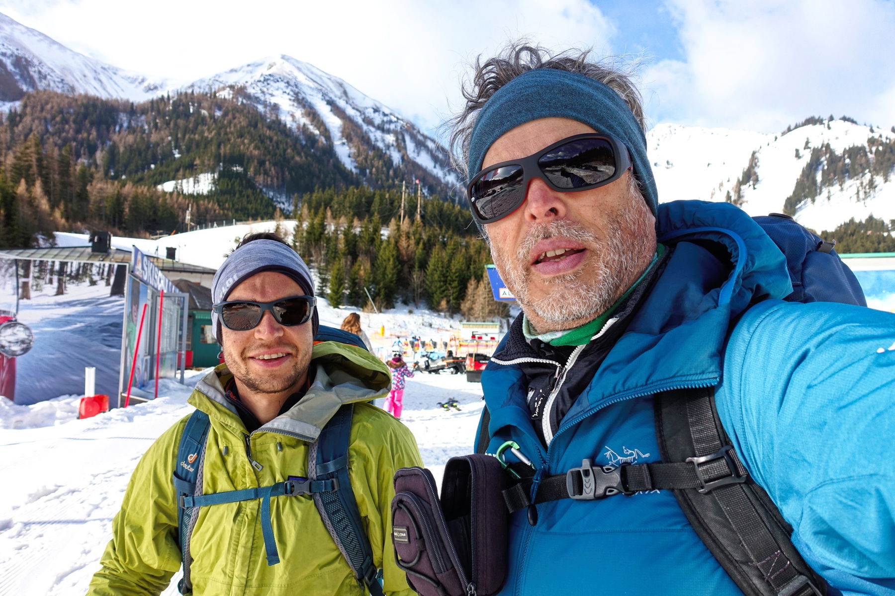 Mobile Working unterbrochen durch eine Skitour auf den Polster