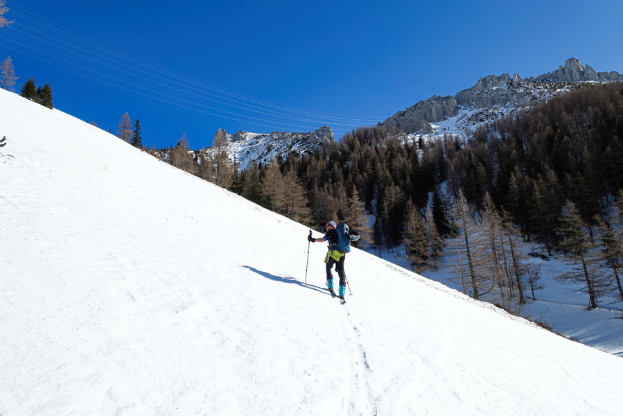 Ab jetzt wird es steiler. Foto: Martin Heppner