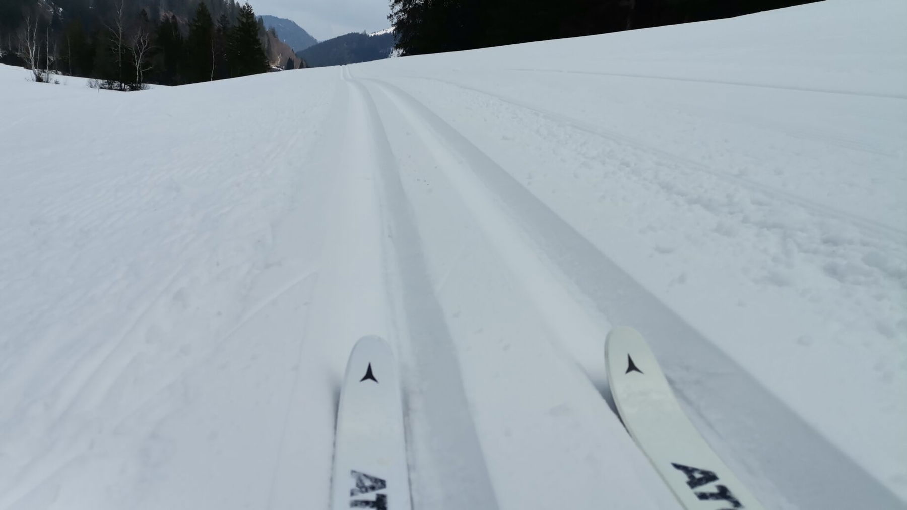 Loipe Tiefbrunnau. Foto Veronika Schöll