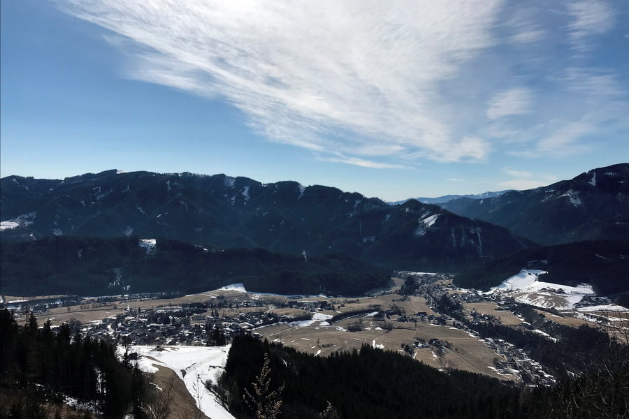 Blick auf Aflenz, Foto: David Kurz