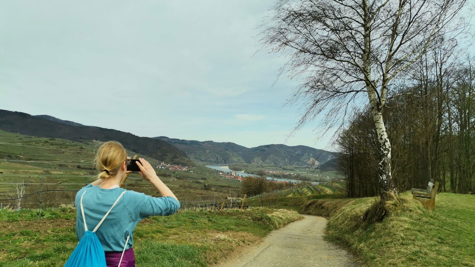 Blick zurück nach Weißenkirchen. Foto Veronika Schöll