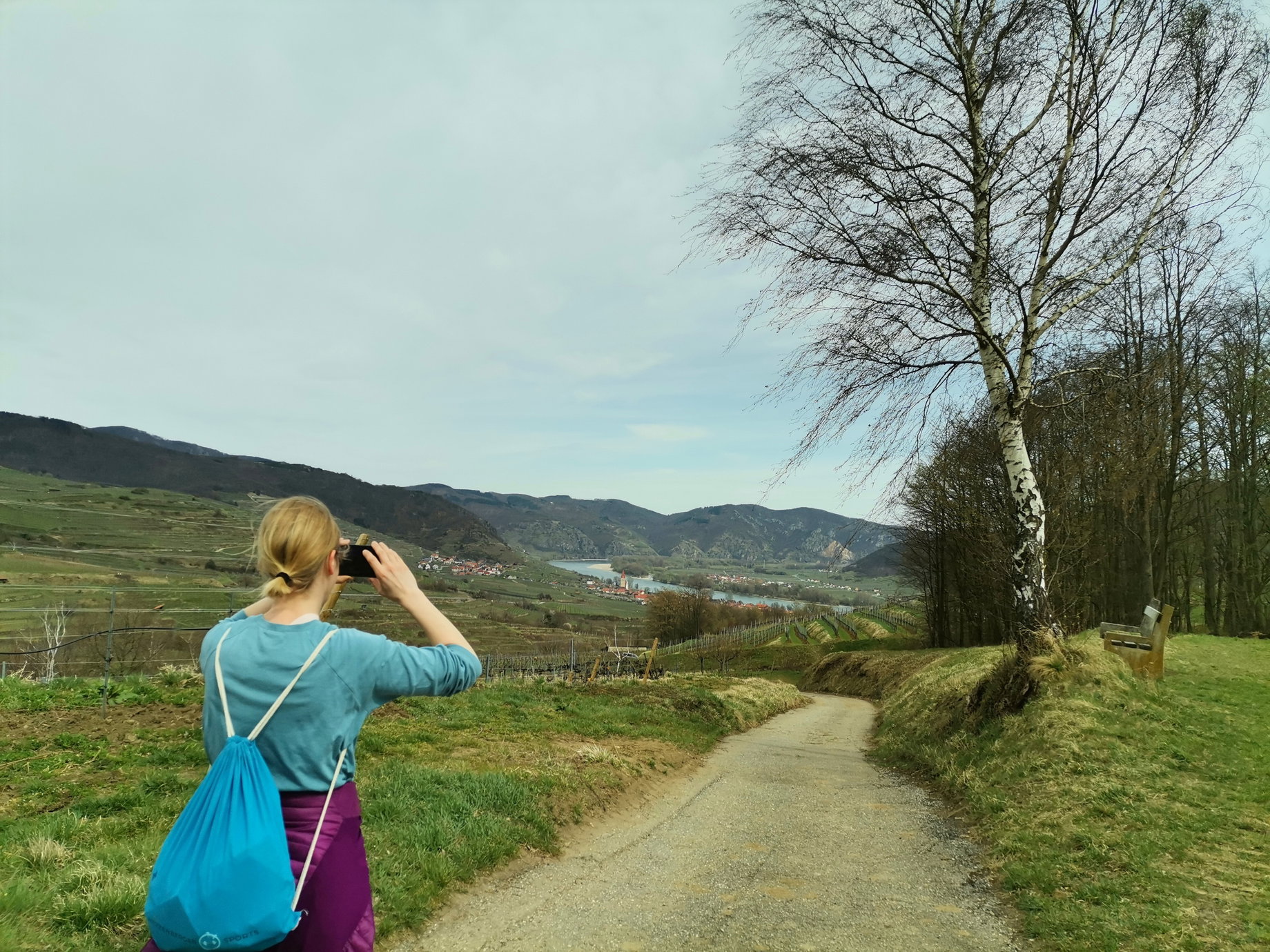 Blick zurück nach Weißenkirchen. Foto Veronika Schöll