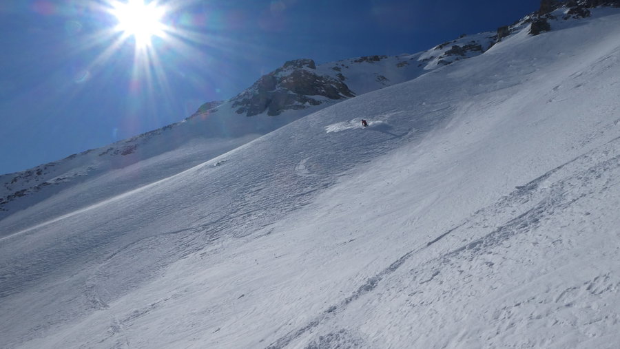 Thomas von Protect Our Winter Austria, ein Könner. Foto Karl Plohovich