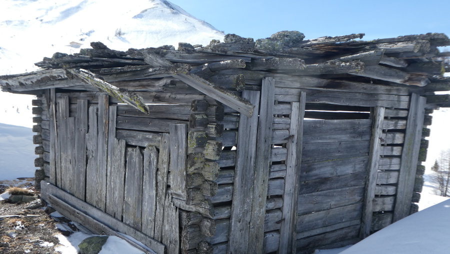 Dialogbereite Heuhütte. Foto Karl Plohovich
