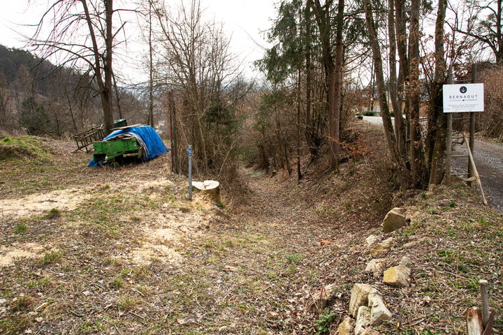 Abzweigung vorbei am Bernagut. Foto: E. M. Ginal