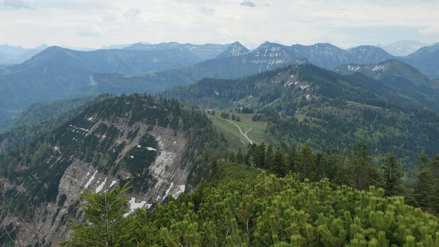 Blick vom Wieserhörndl zur Anzenberghöhe. Foto: Karl Plohovich