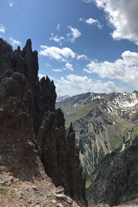Blick in die Reiße zwischen den Felsentürmen 1. Foto: David Kurz