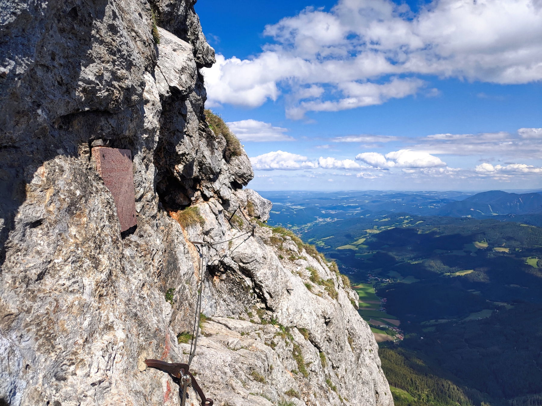 Gratwanderung auf der Rax über den Preinerwandsteig
