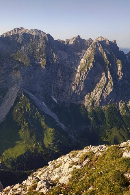 Der Höhe Göll in der Abendsonne. Foto: Simon Widy