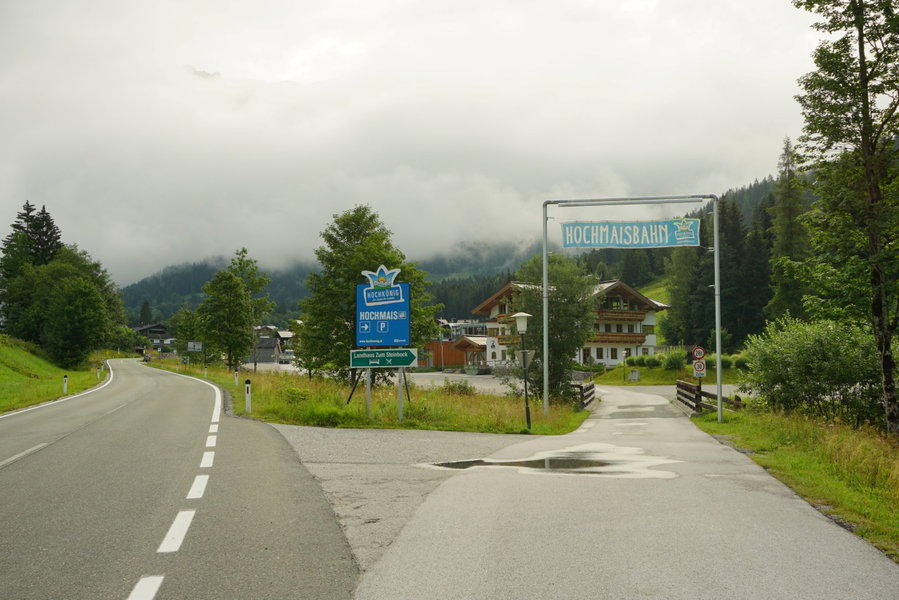 Haltestelle Hinterthal Hochmaisbahn. Foto Alpenverein Saalfelden