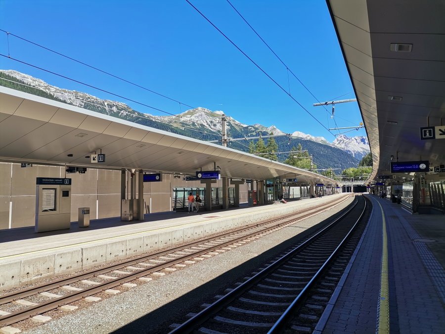 Bahnhof St. Anton am Arlberg. Foto Veronika Schöll