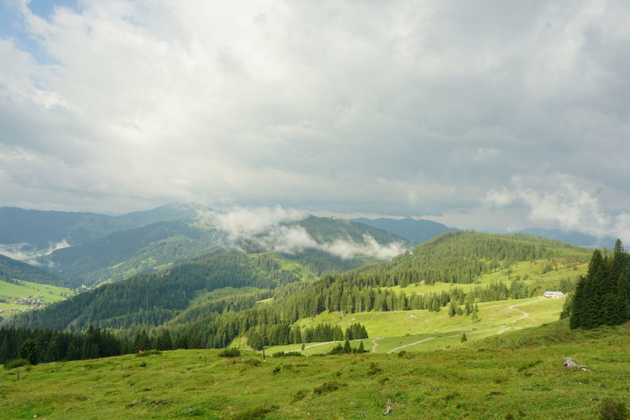 Blick nach Dienten am Hochkönig. Foto Alpenverein Saalfelden