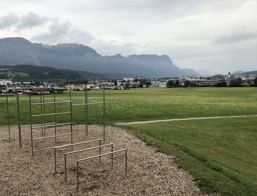 Outdoor-Rig mit Blick auf Wörgl. Foto: David Kurz