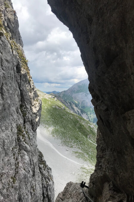 Am Portal des Brudertunnels. Foto: David Kurz