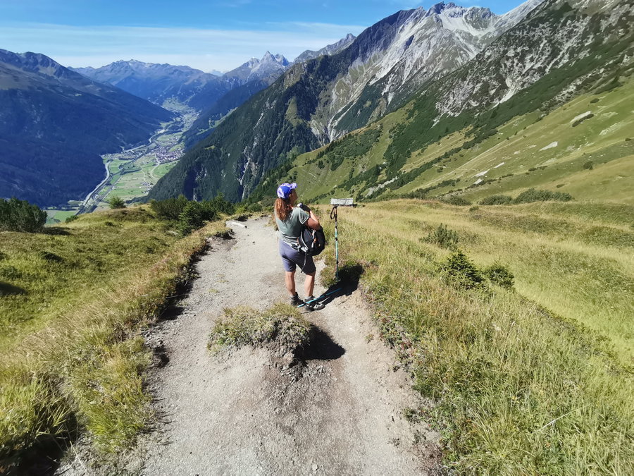 Talblick nach St. Anton. Foto Veronika Schöll