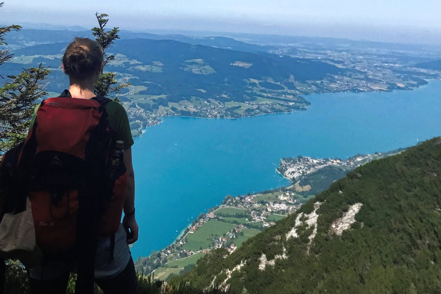 Ausblick auf den Attersee. Foto: Hummel