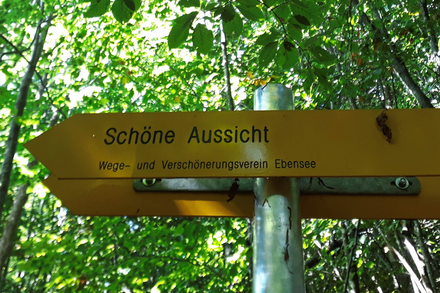 Lustiges Schild. Foto: Karin