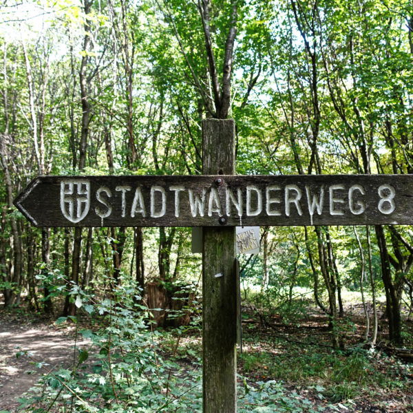 Der Stadtwanderweg 8 ist gut beschildert. Foto: Martin Heppner