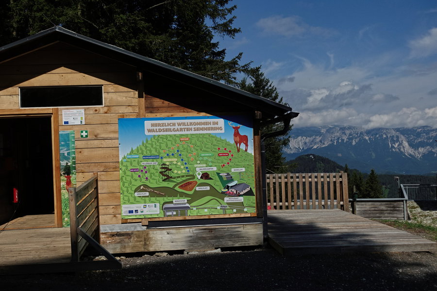 Waldseilgarten am Hirschenkogel. Foto: Gerold Petritsch