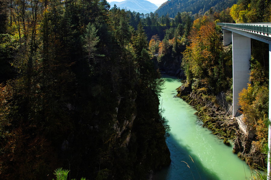 Blick von der Aussichtsterasse Steyrdurchbruch. Foto: Eva Maria Ginal