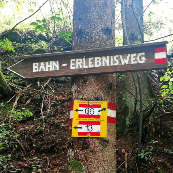 Lunzer Bahn-Erlebnisweg. Foto: Sarah Pallauf
