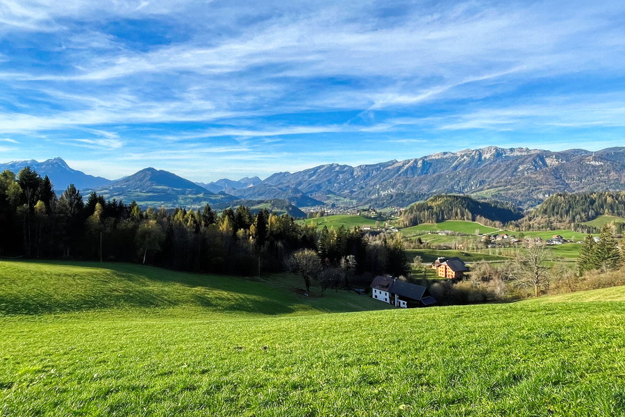 Noch 4 Kilometer zum Bahnhof Spital am Pyhrn. Foto: Eva Maria Ginal