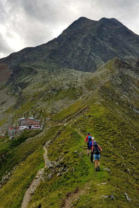 Schon wieder kurz vor der Innsbrucker Hütte, diesmal allerdings am anderen Weg. Foto: Protect Our Winters Austria