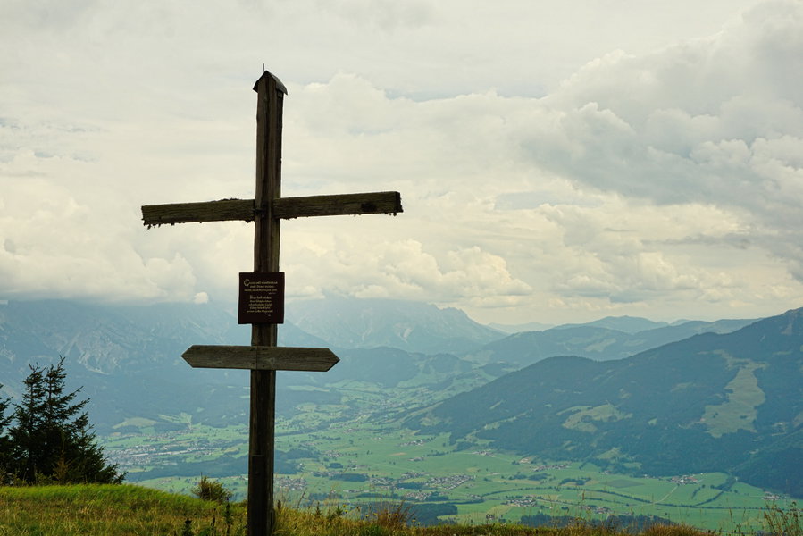 Gipfelkreuz Haidersbergkogel (1.875 Meter). Foto: Alpenverein Saalfelden