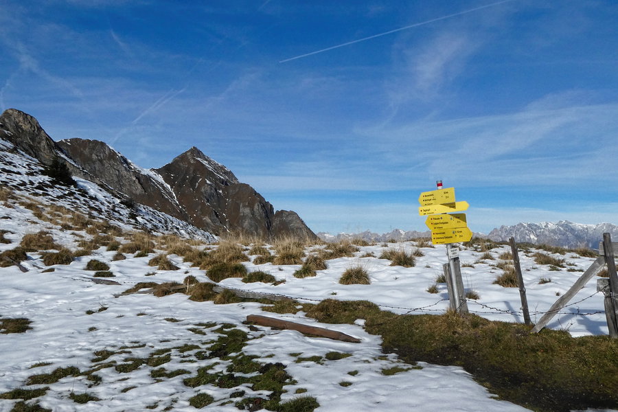 Sattel mit Bernkogel und Hochkönig. Foto: Karl Plohovich