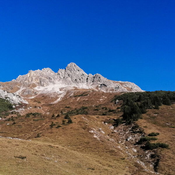 Südblick auf das Karhorn aus dem Auenfeld. Foto: Norman und Lisa