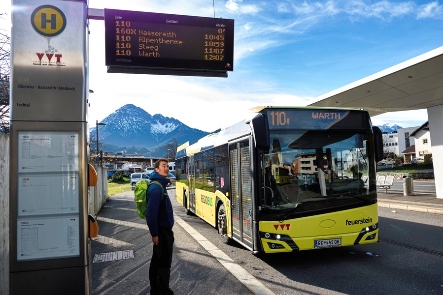 Das gute Wetter wartet bereits in Richtung Thaneller und Lechtal. Foto: Regionalentwicklung Außerfern