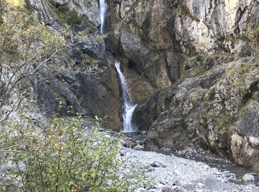 Wasserfall am Edelbach bei Elmen. Foto: David Kurz