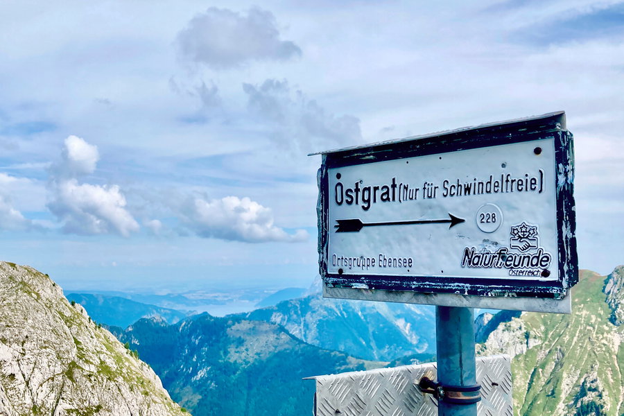 Ein Understatement. Schwindelfreiheit alleine reicht wohl nicht. Ich meine: Nur für Geübte. Foto: Stefan Hochhold