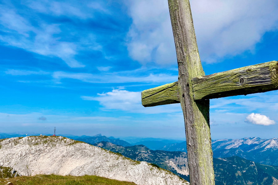 Blick zurück zum Schönberg. Foto: Stefan Hochhold