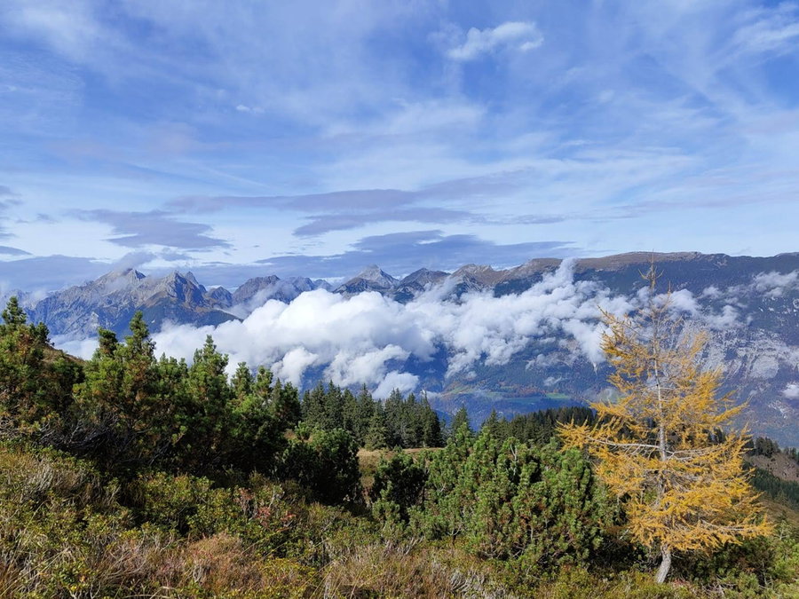 Unterhalb des Proxenstandes zum Stanser Joch hinüber. Foto: Simon Widy